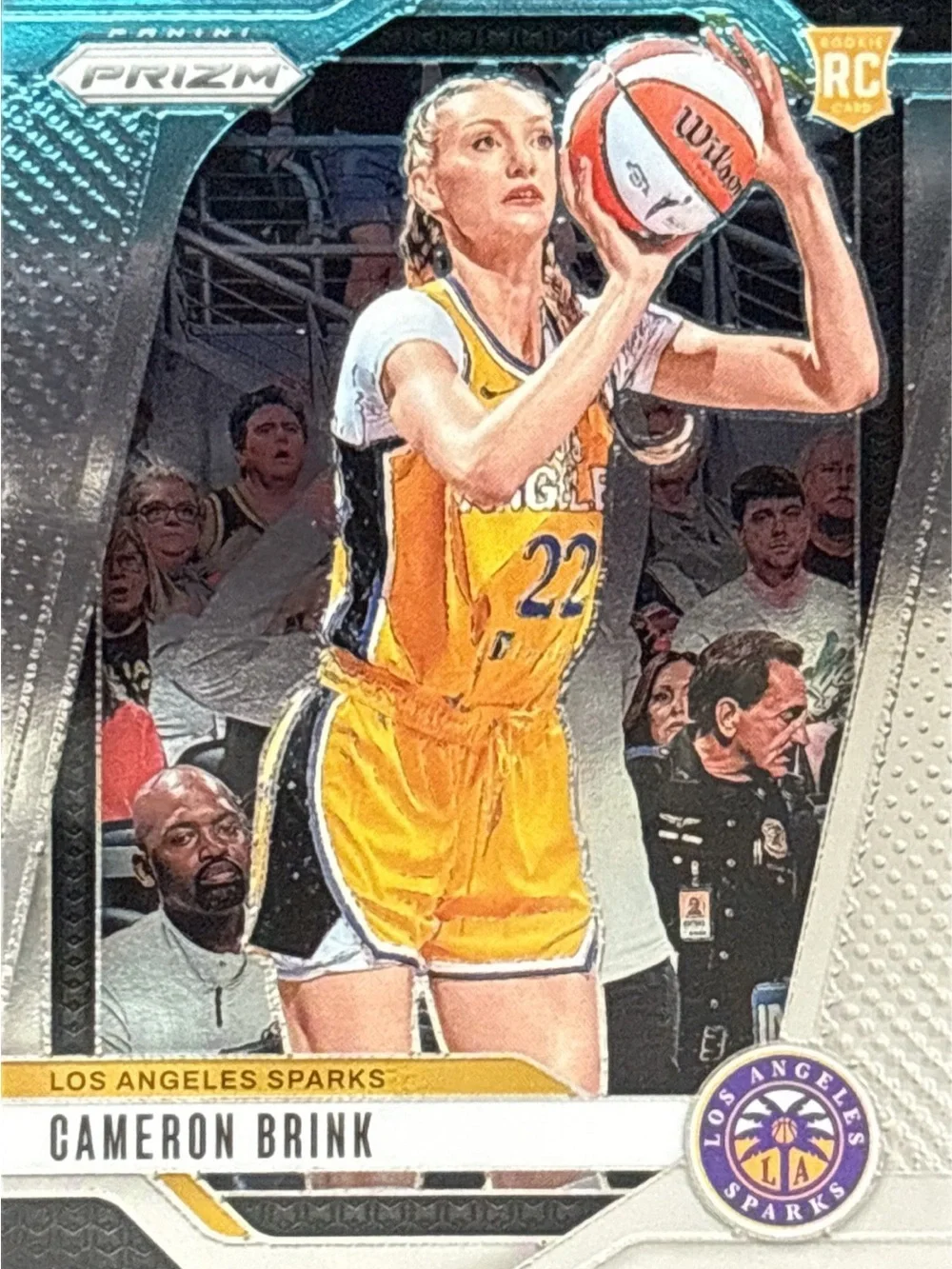 Panini Prizm Los Angeles Sparks Cameron Brink Basketball Rookie Card